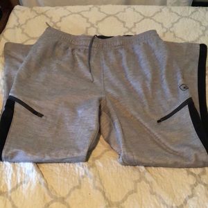 AND1 active tech fleece with basketball print logo men’s size large slim fit NWT